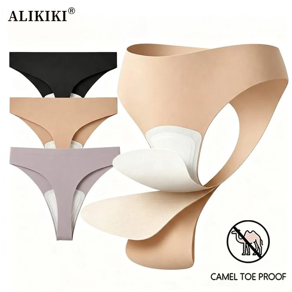 Seamless Anti-Camel Toe Thong